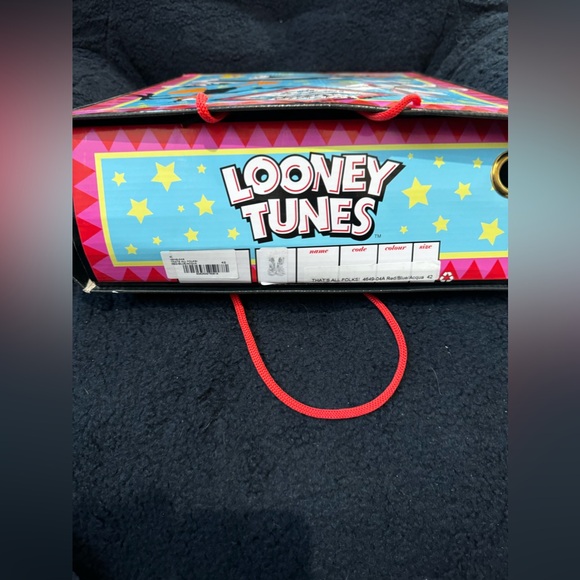 Brand New Irregular Choice Looney Tunes “That’s all Folks” platform boots 11.5 - Picture 11 of 12